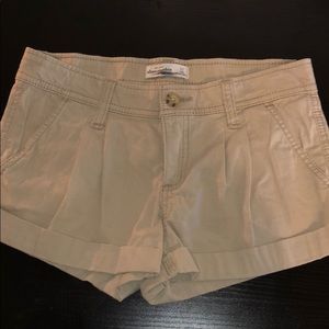 tan shorts